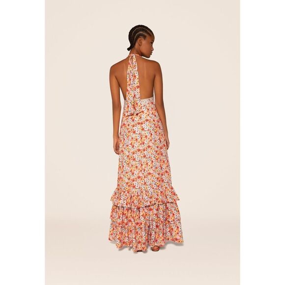 Agua by Agua Bendita Magnolia La Fania Atardecer Maxi Dress XS - Picture 7 of 13
